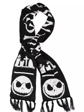 Jack Skellington Knit Scarf